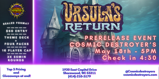 Disney Lorcana - Ursula’s Return - Pre-Release Tournament Fee