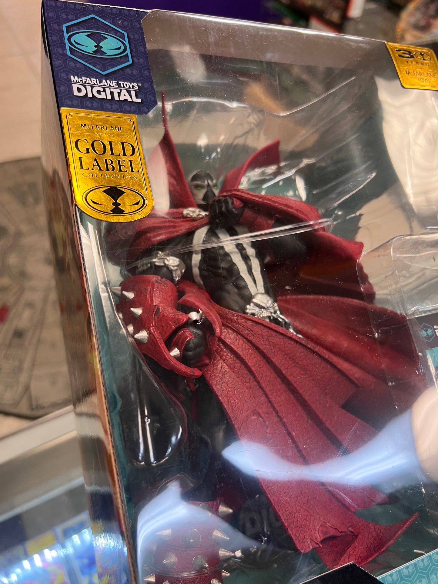 Spawn (Comic Cover #95) AUTOGRAPHED 1:7 Scale Posed Figure GOLD LABEL w/Digital Collectible McFarlane Toys 30th Anniversary