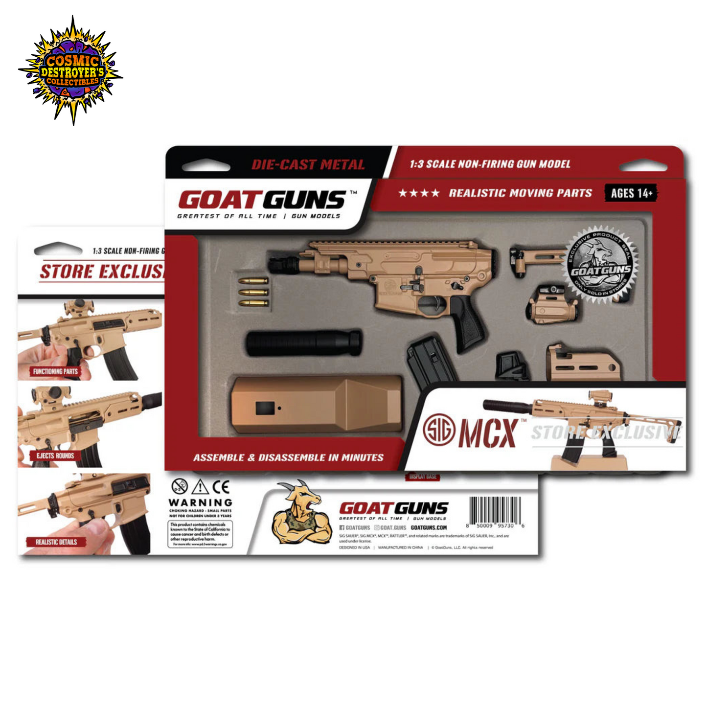 Miniature SIG MCX® Die Cast Model Kit - Coyote *Store Exclusive*