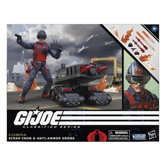G.I. Joe Classified Series - Cobra - Scrap-Iron & Anti-Armor Drone - 74