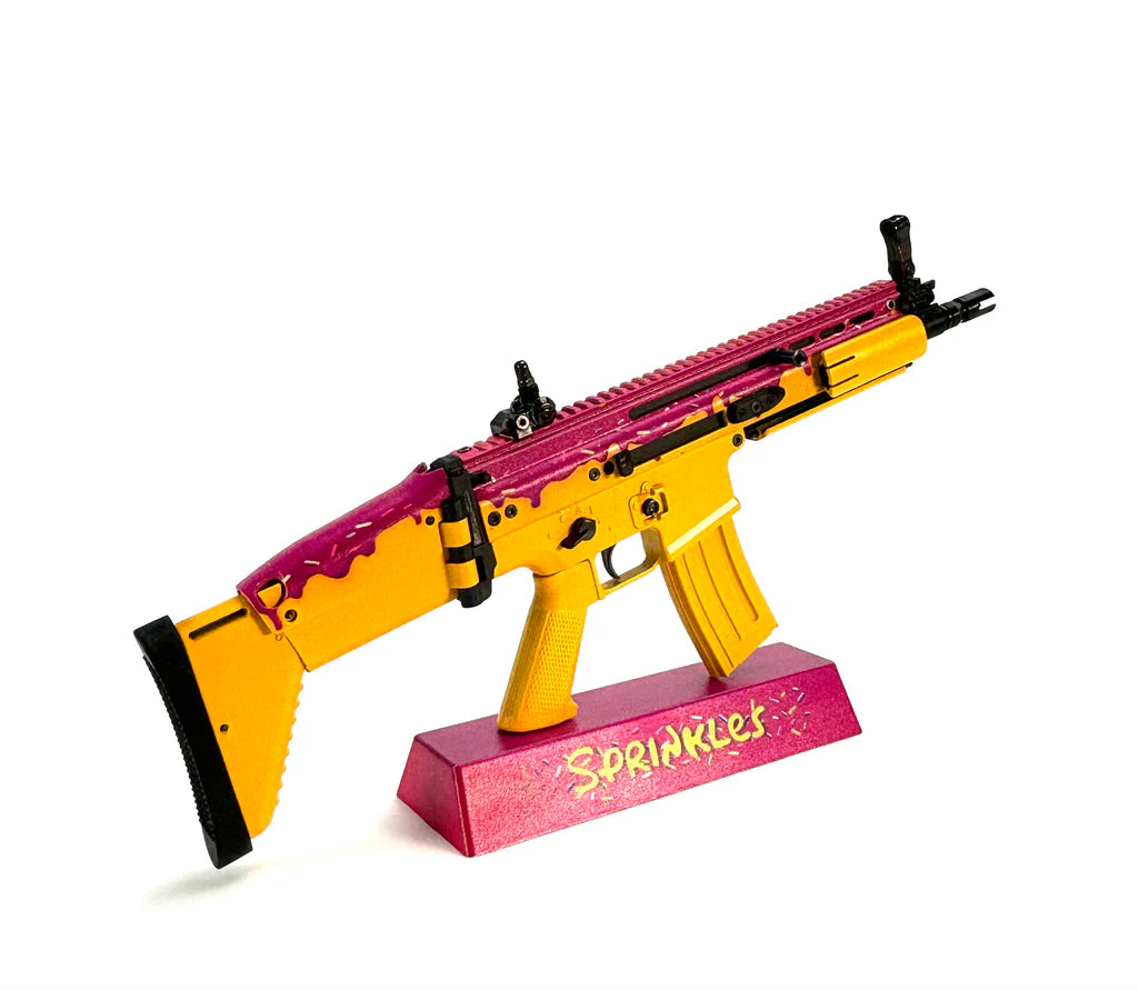 Miniature Sprinkles FN SCAR Die Cast Model Kit - (Donut SCAR Limited Edition)