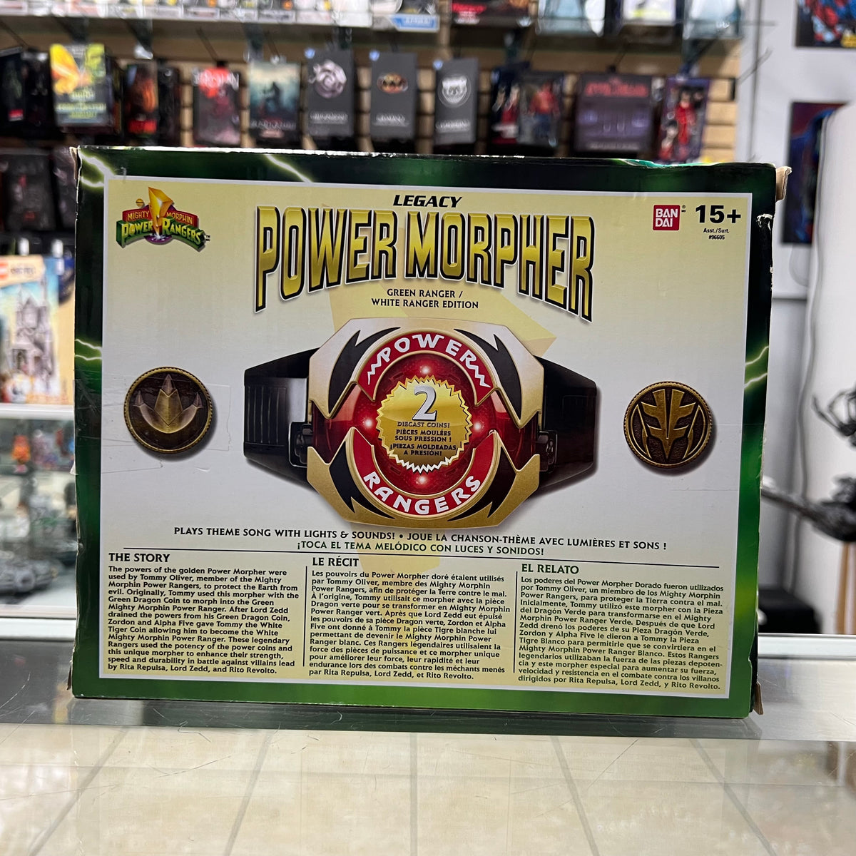 Mighty Morphin Power Rangers - Legacy Power Morpher (Green & White Ranger Edition) - Toys R Us Exclusive - 2014