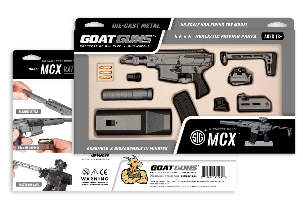 Miniature SIG SAUER MCX Die Cast Model Kit - (SIG MCX® Model - Concrete)