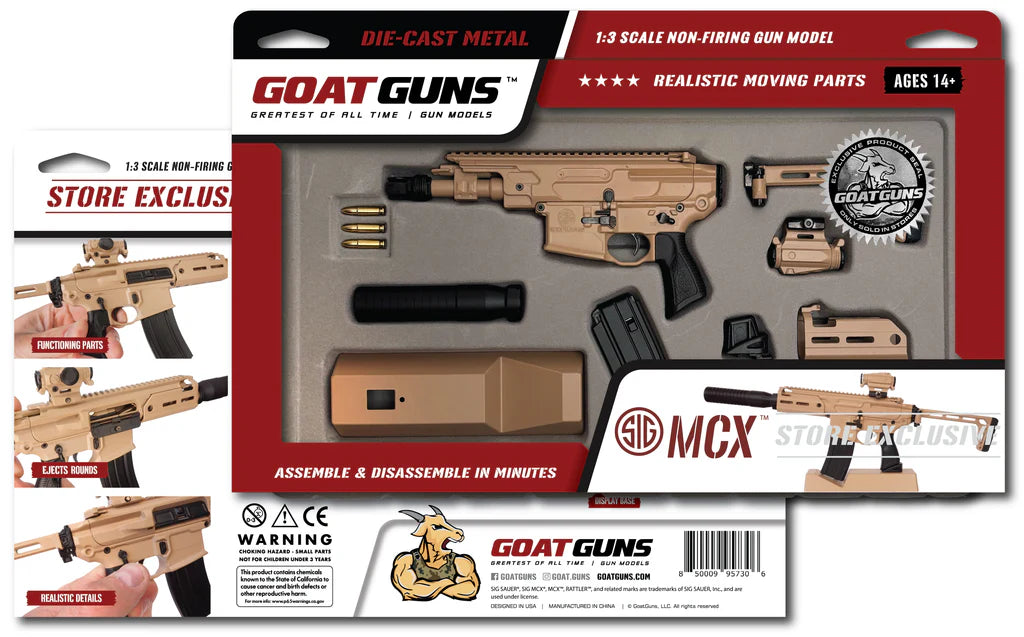 Miniature SIG MCX® Die Cast Model Kit - Coyote *Store Exclusive*