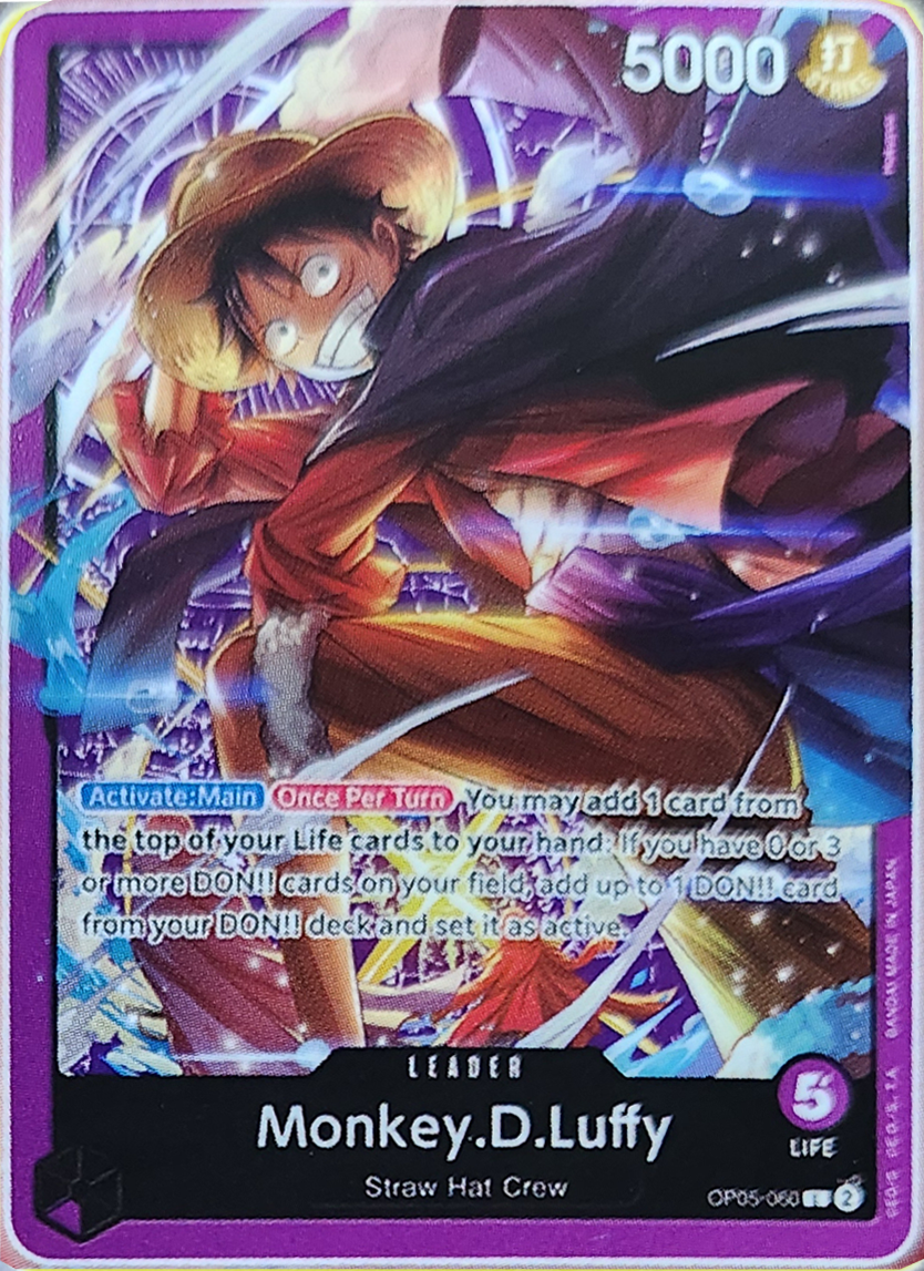 ONE PIECE TCG: SOUND LOADER VOLUME 1: MONKEY.D.LUFFY -  (SL-01)