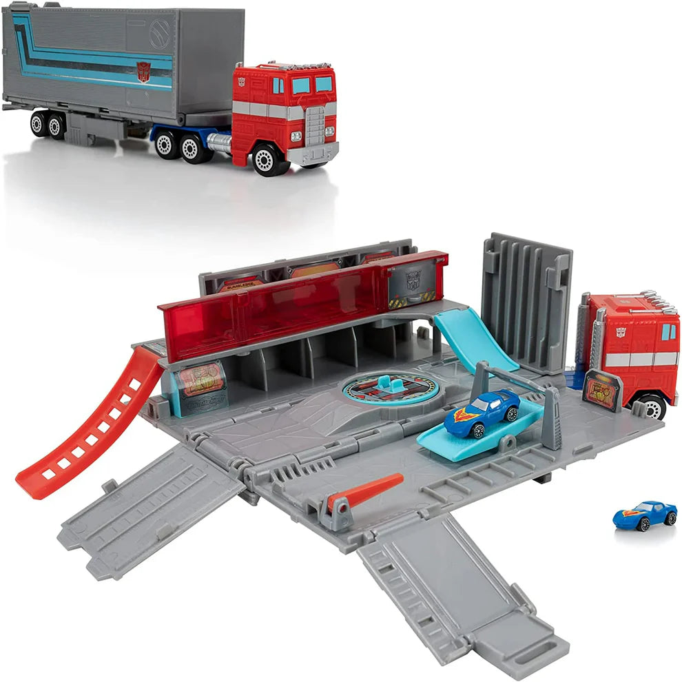 Transformers x Micro Machines - Optimus Prime Hauler Playset - Exclusive Autobot Corvette