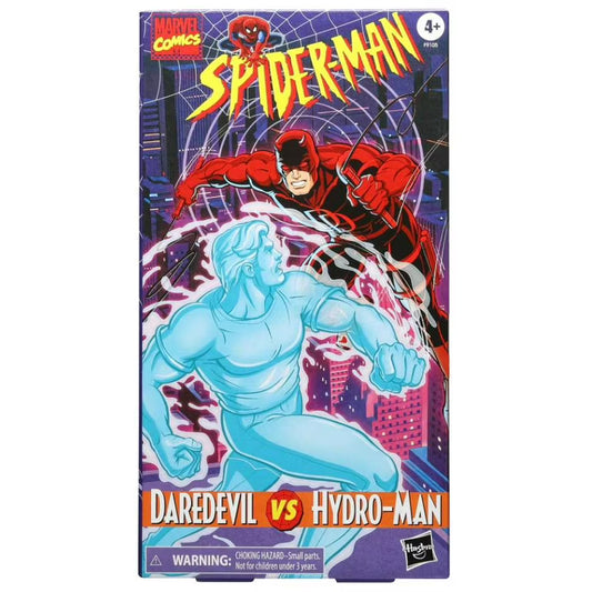 Marvel Legends Spider-Man Animated Series - Daredevil vs Hydro-Man - VHS 2 pack - 6in Action Figure