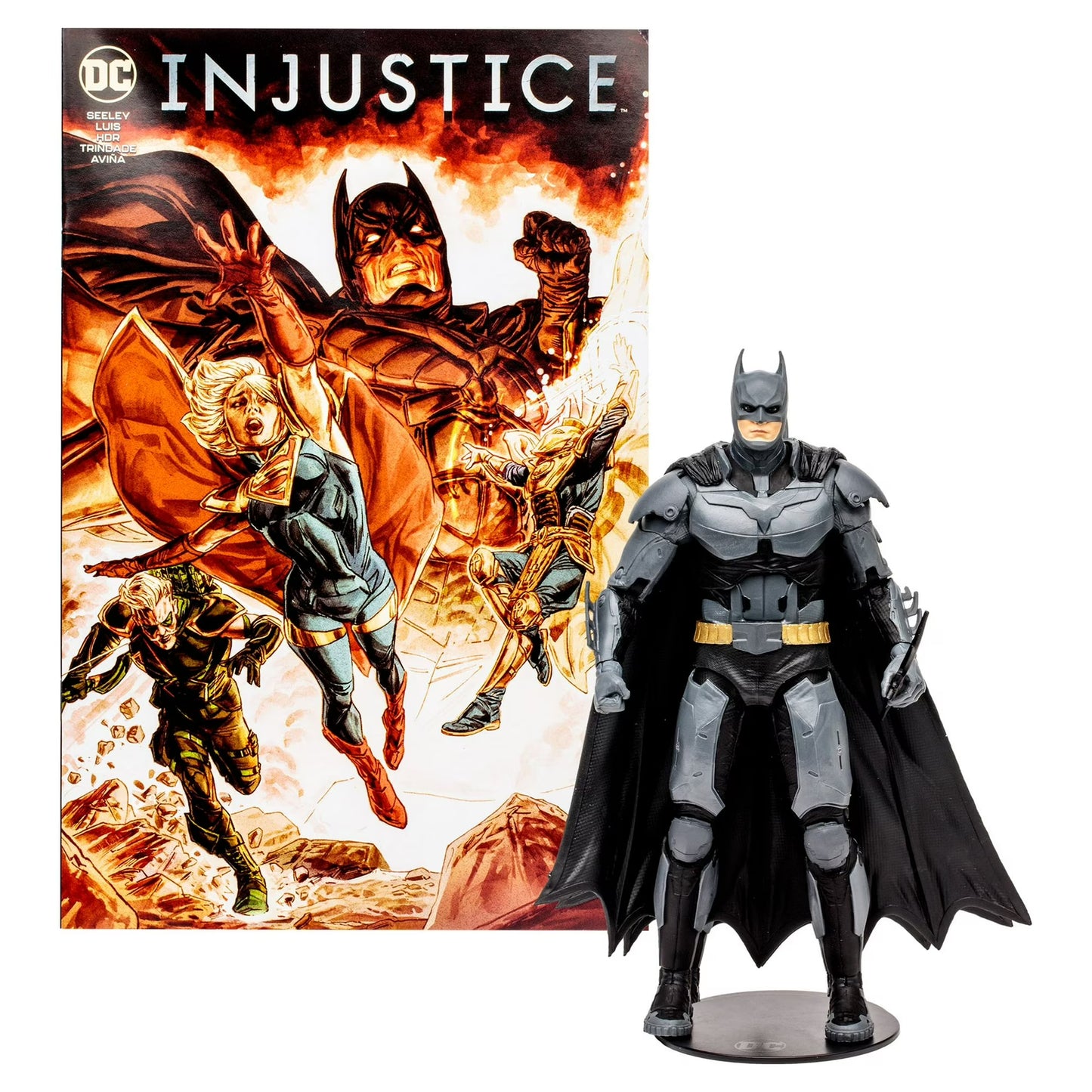 McFarlane Toys DC Direct - Batman 7" Figure with Comic (Injustice 2)