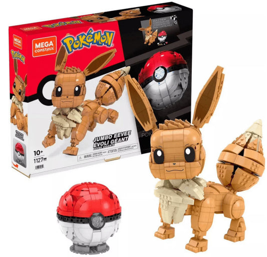 Mega Construx Pokémon Jumbo Eevee & Pokeball - 1127pcs (HGR26)