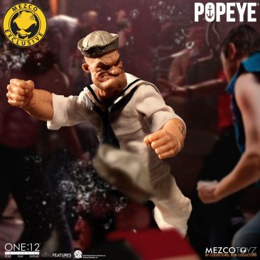Mezco One:12 Collective - Popeye – Deluxe Sailor Edition
