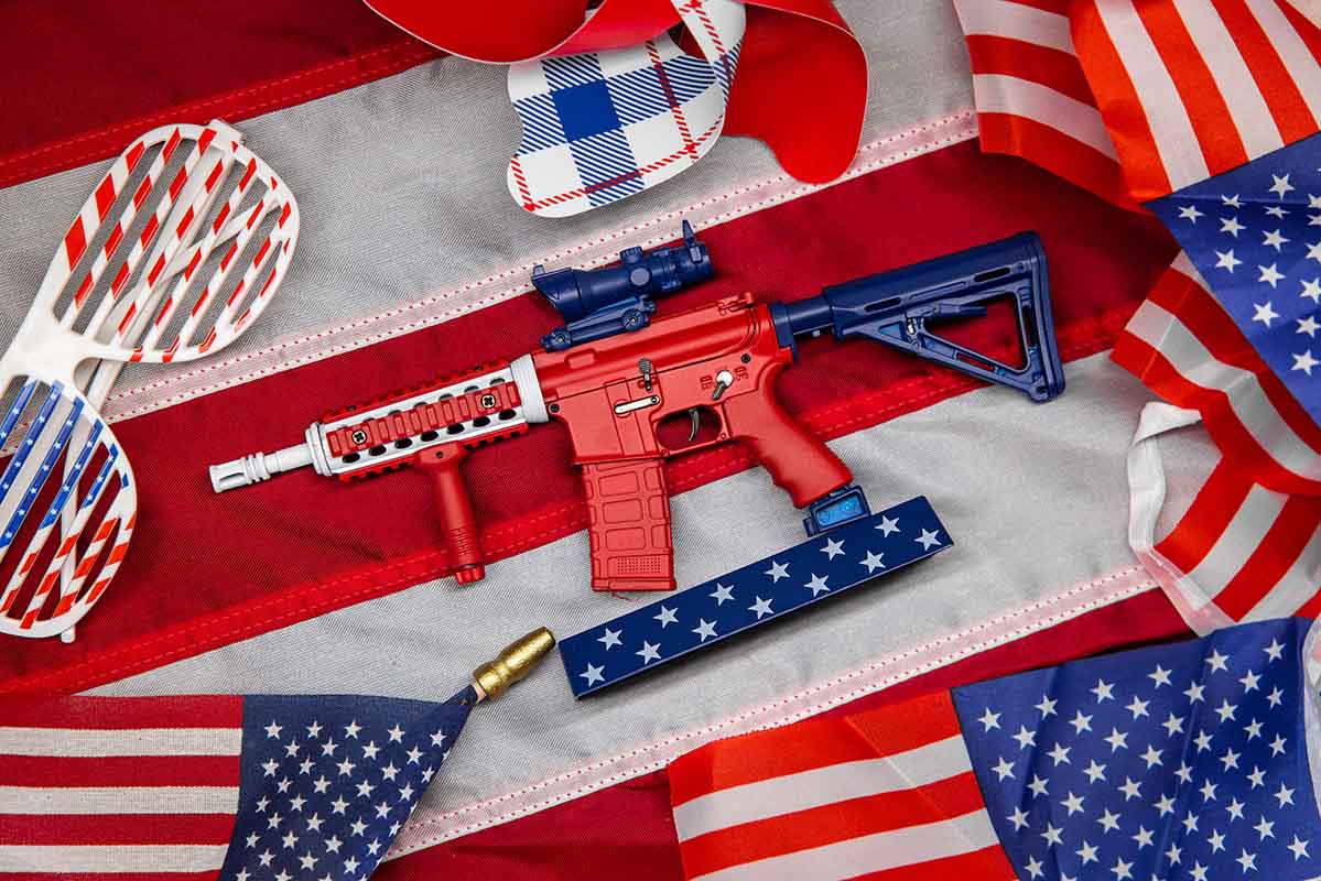 Miniature AR-15 Die Cast Model Kit - (AR15 Model - USA)