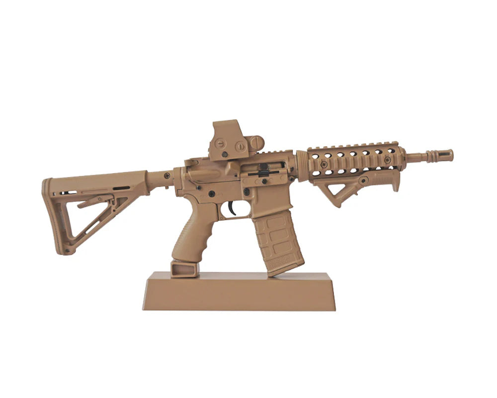 Miniature AR15 Die Cast Model Kit - (AR15 Model - Coyote)