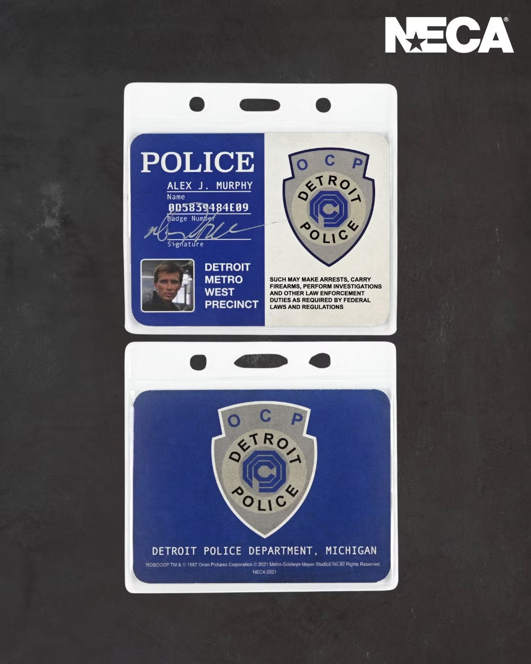 NECA RoboCop Ultimate Alex Murphy (OCP Uniform) 7" Scale Action Figure with Signed Card