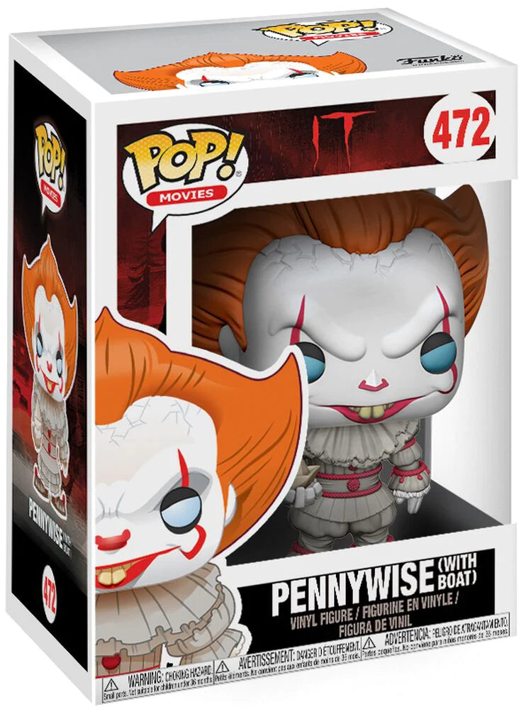 Funko Pop! Movies - IT - Pennywise with Boat - 472
