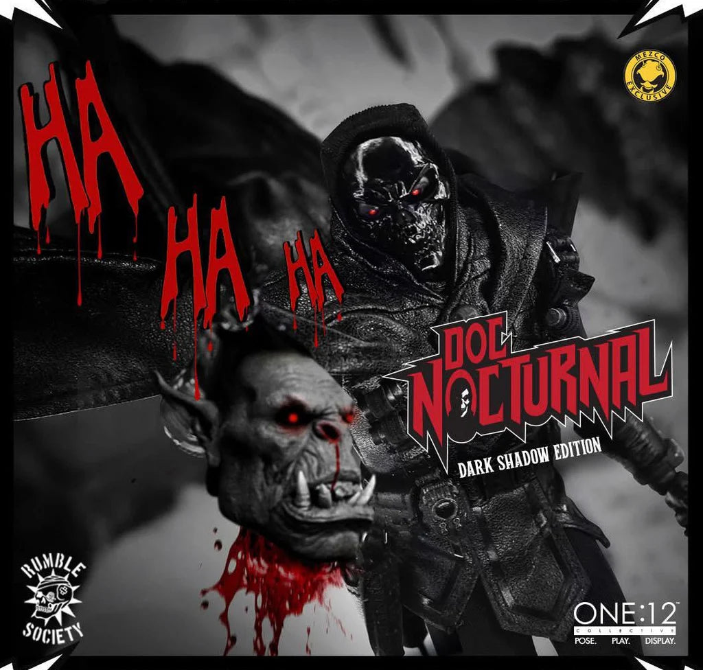 Mezco One:12 Doc Nocturnal Dark Shadow Edition Action Figure SDCC 2025