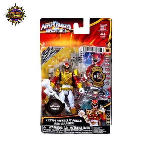 Power Rangers Megaforce - Ultra Metallic Force Red Ranger - 3.75" Action Figure