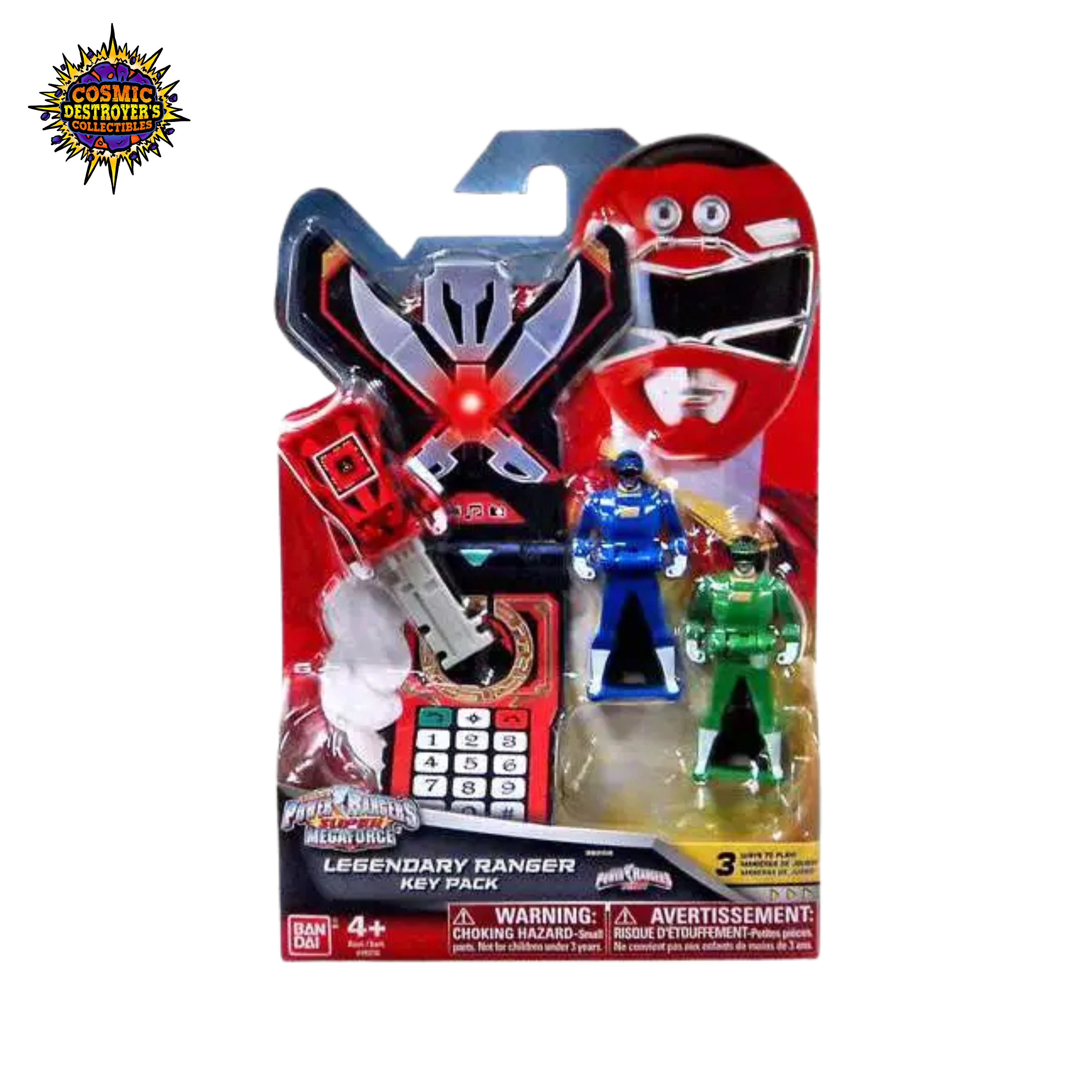 Power Rangers Super Megaforce - Legendary Ranger Key Pack - Turbo (Red ...