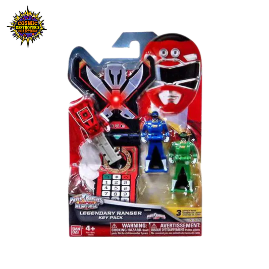 Power Rangers Super Megaforce - Legendary Ranger Key Pack - Turbo (Red/Blue/Green)
