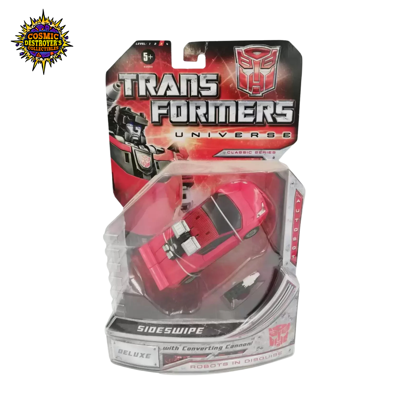 Transformers Universe - Sideswipe (with Flare Launcher) - Deluxe Class - 2008