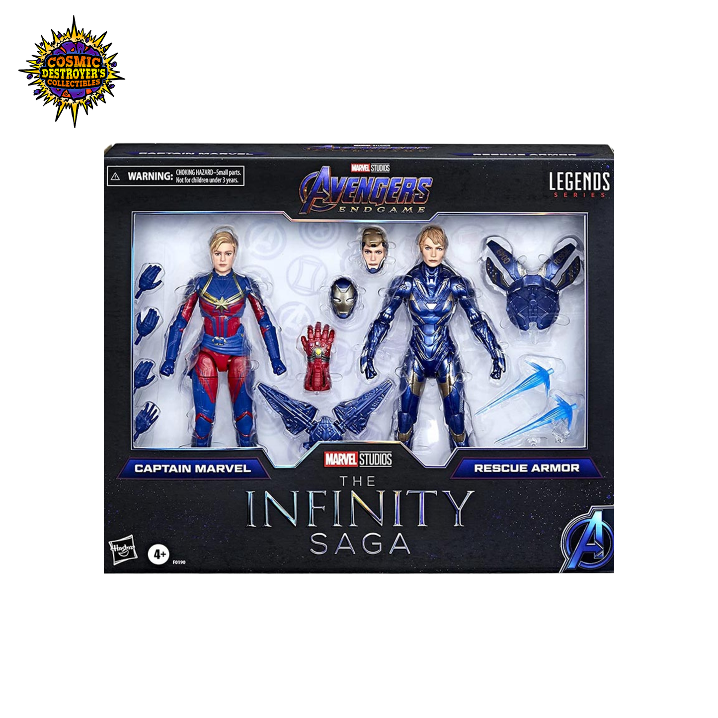 Marvel Legends - Infinity Saga - Captain Marvel & Rescue Armor