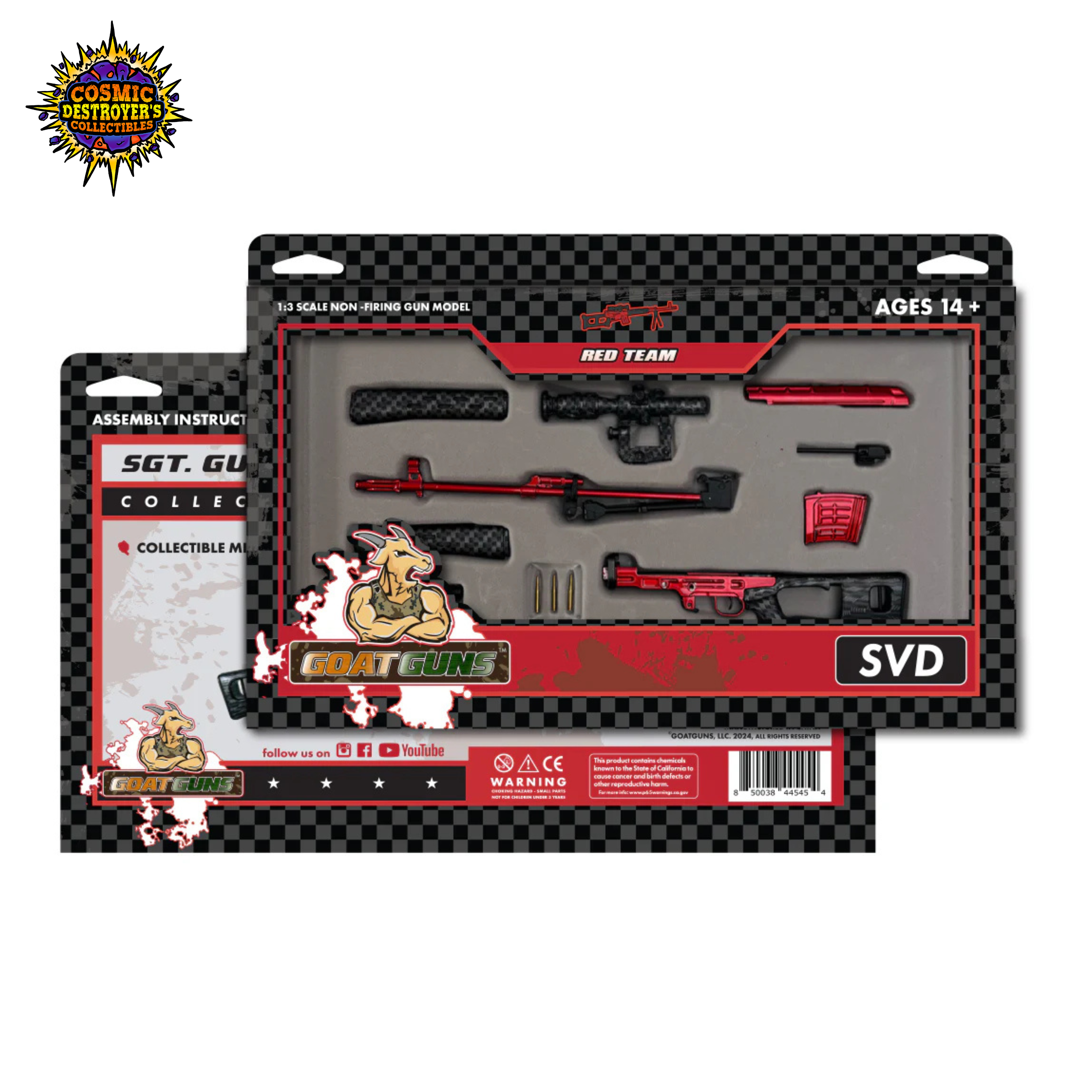 Miniature SVD Die Cast Model Kit - (Red Team SVD Special Edition ...