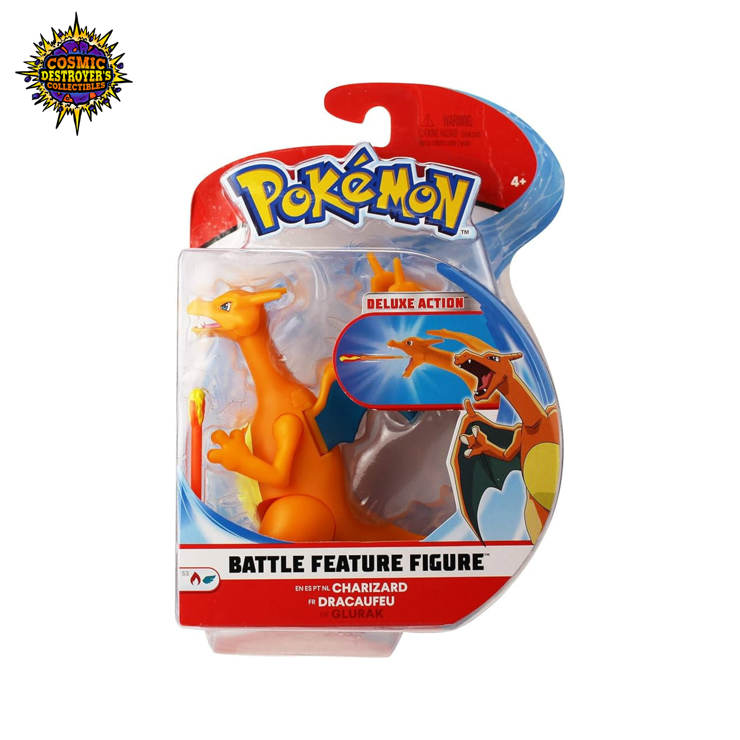 Pokemon Battle Feature Figure Charizard 4.5"