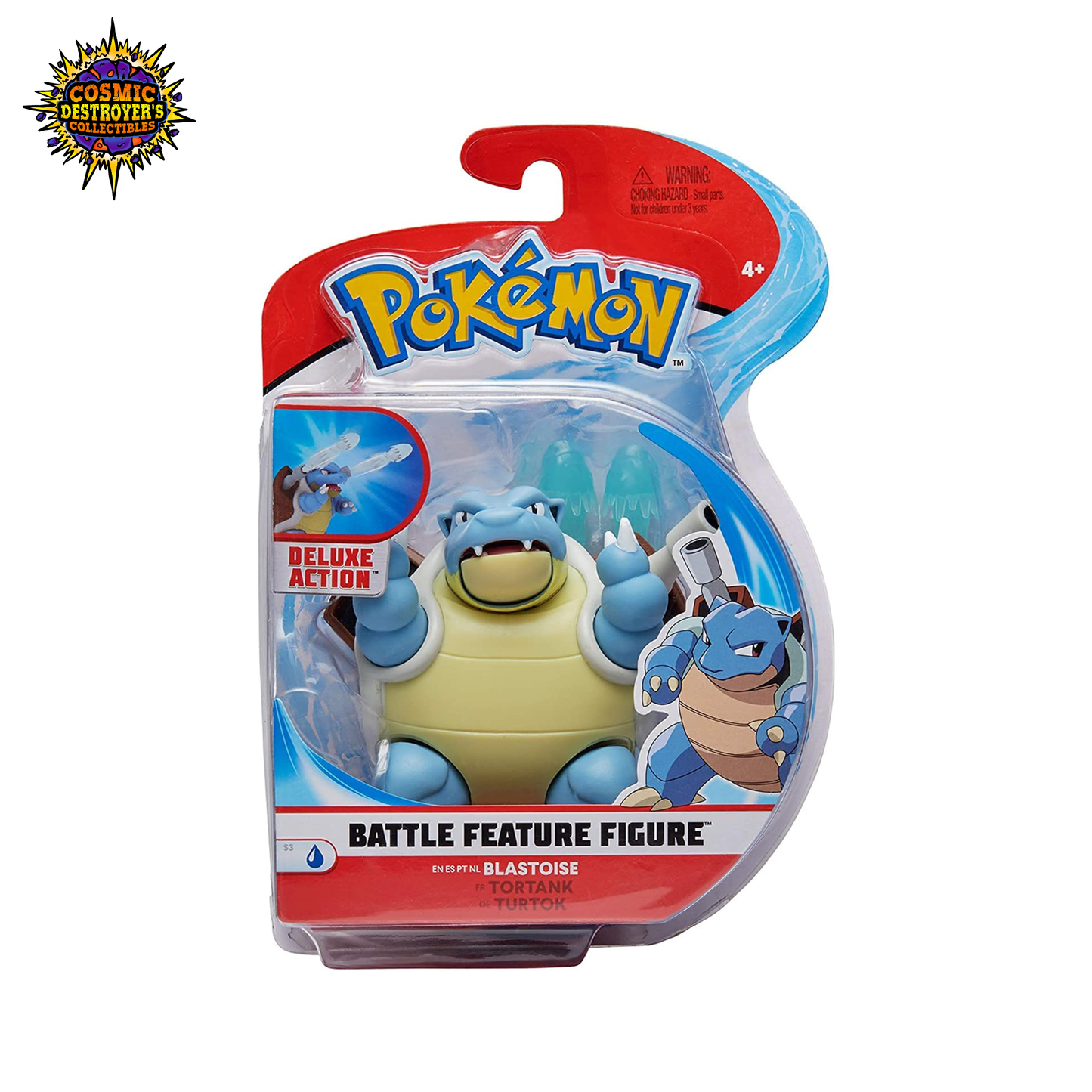 Pokémon Battle Feature Figure Blastoise 4.5"