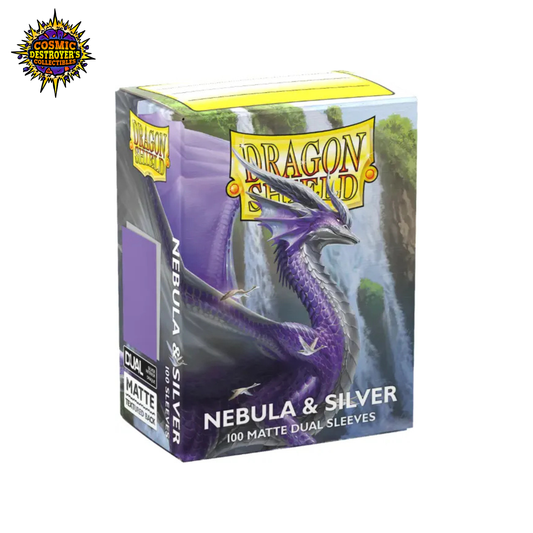 Dragon Shield Sleeves Matte Dual Nebula & Silver