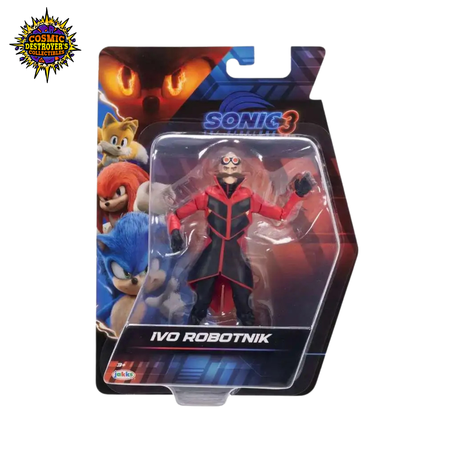 Sonic The Hedgehog 3 - Ivo Robotnik Action Figure - Wave 1