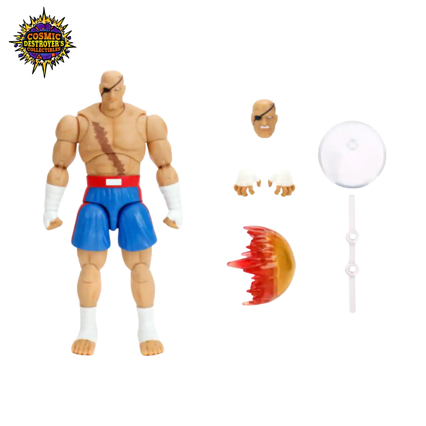 Ultra Street Fighter II - Sagat - 1:12 Deluxe Action Figure