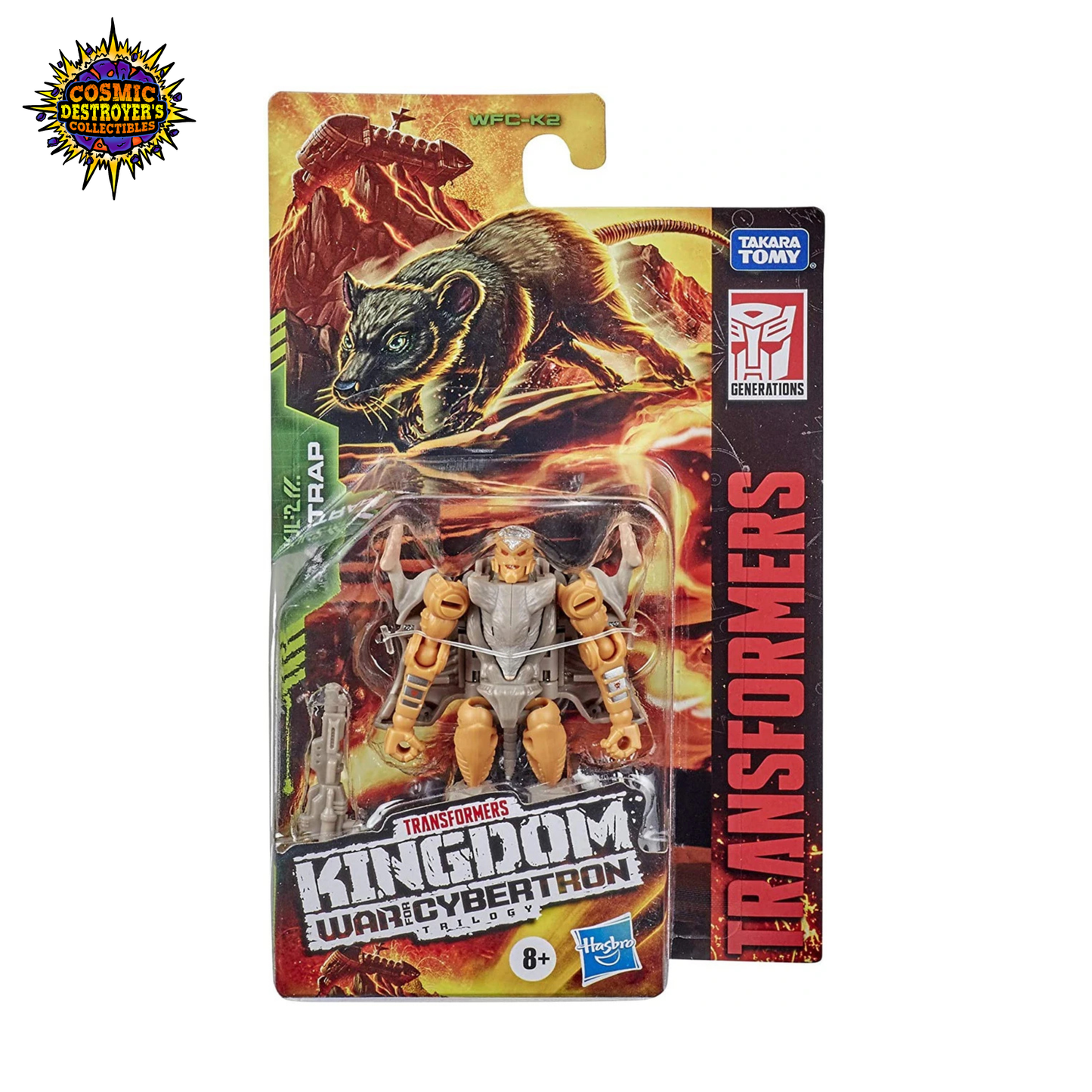Transformers Generations - Kingdom: War for Cybertron - Rattrap LOOSE CLAMSHELL