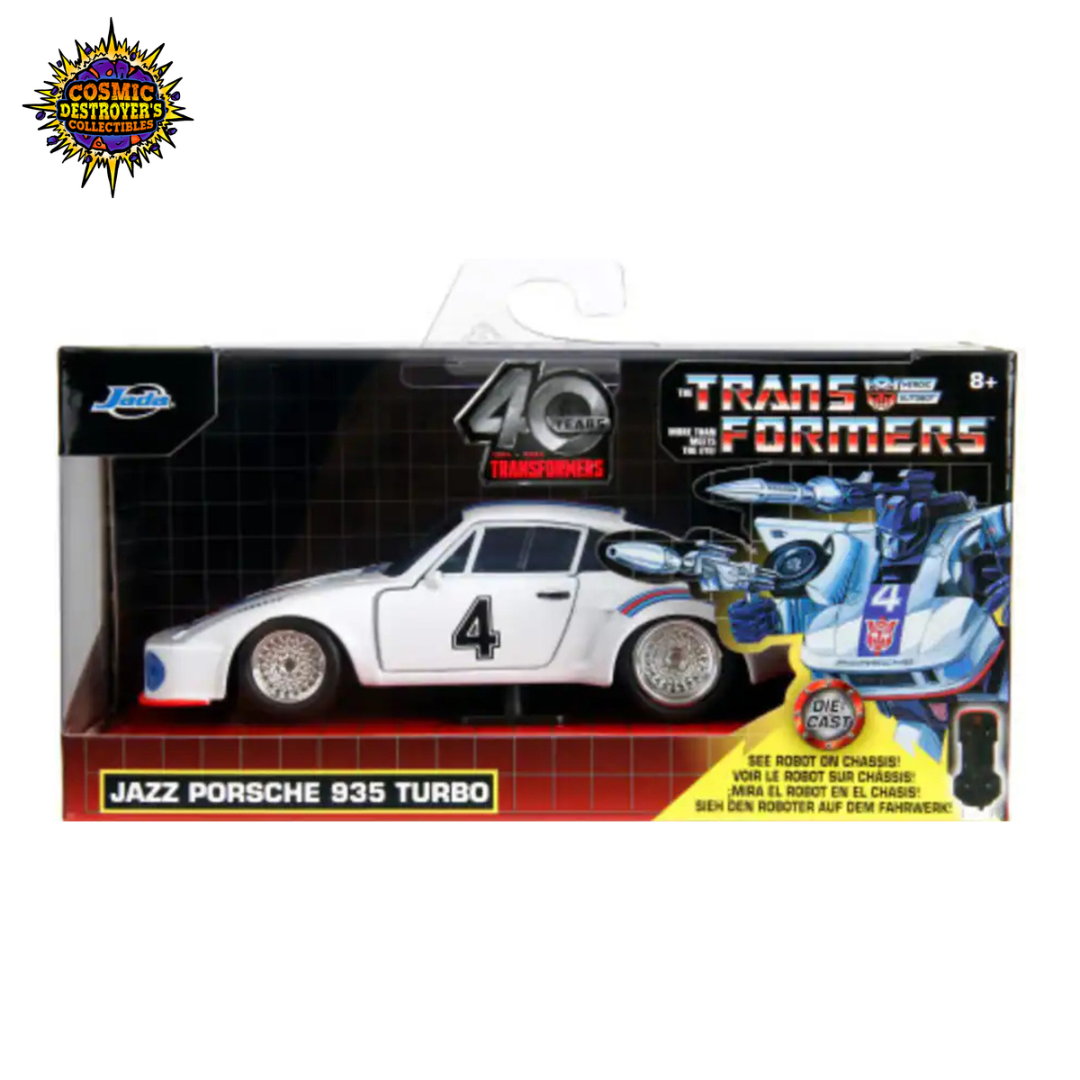 Transformers - Jazz Porsche 935 Turbo (40 Years) - Jada