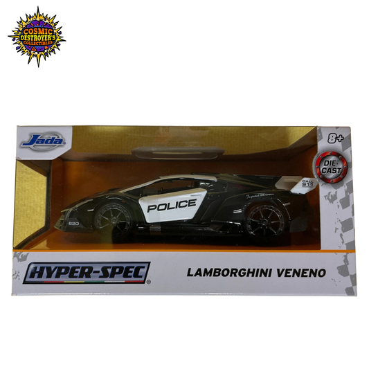 Lamborghini Veneno (Hyper-Spec) - Police (black/white) - Jada