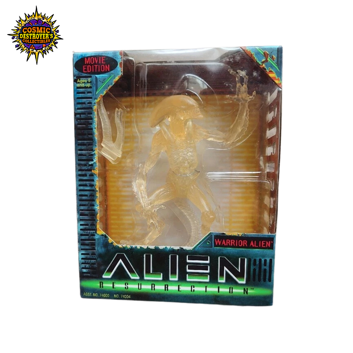 Alien Resurrection - Warrior Alien (Japanese Translucent Clear Variant) Kenner - 1998