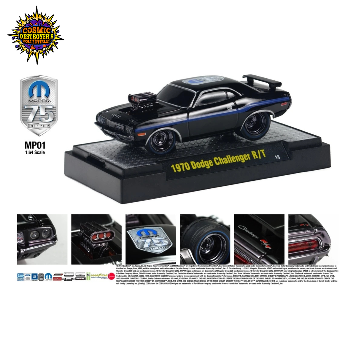 M2 Machines - Auto Dreams - 1970 Dodge Challenger R/T #12-18