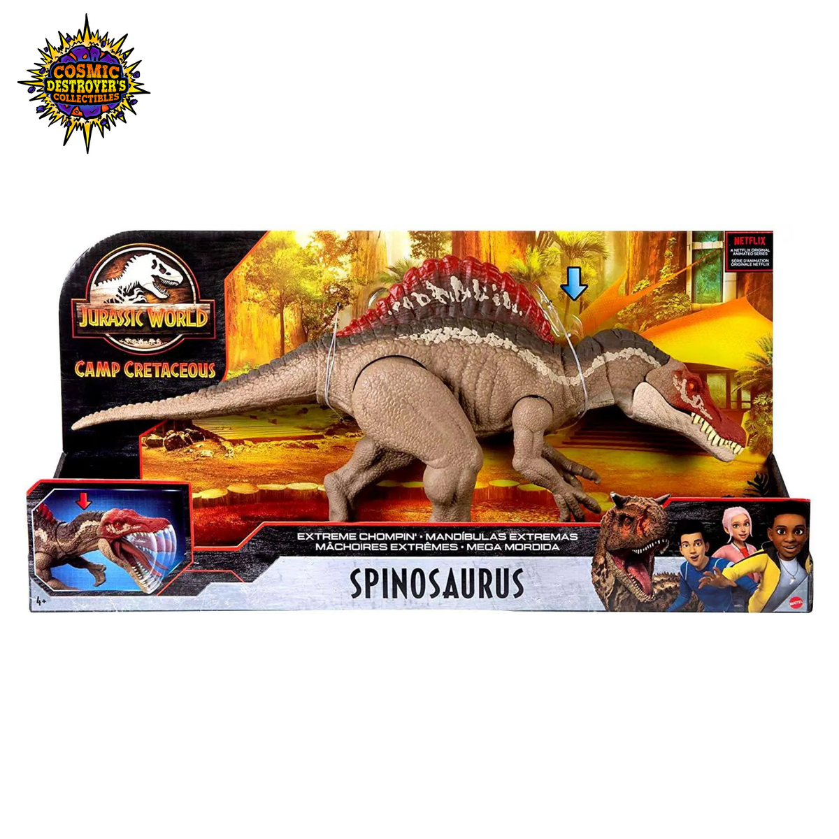 Jurassic World Camp Cretaceous - Extreme Chompin' Spinosaurus Action Figure