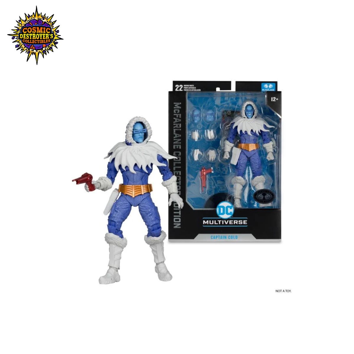 McFarlane Toys (Collector's Edition) - DC Multiverse - Captain Cold (The Rogues) - Platinum Edition - #30