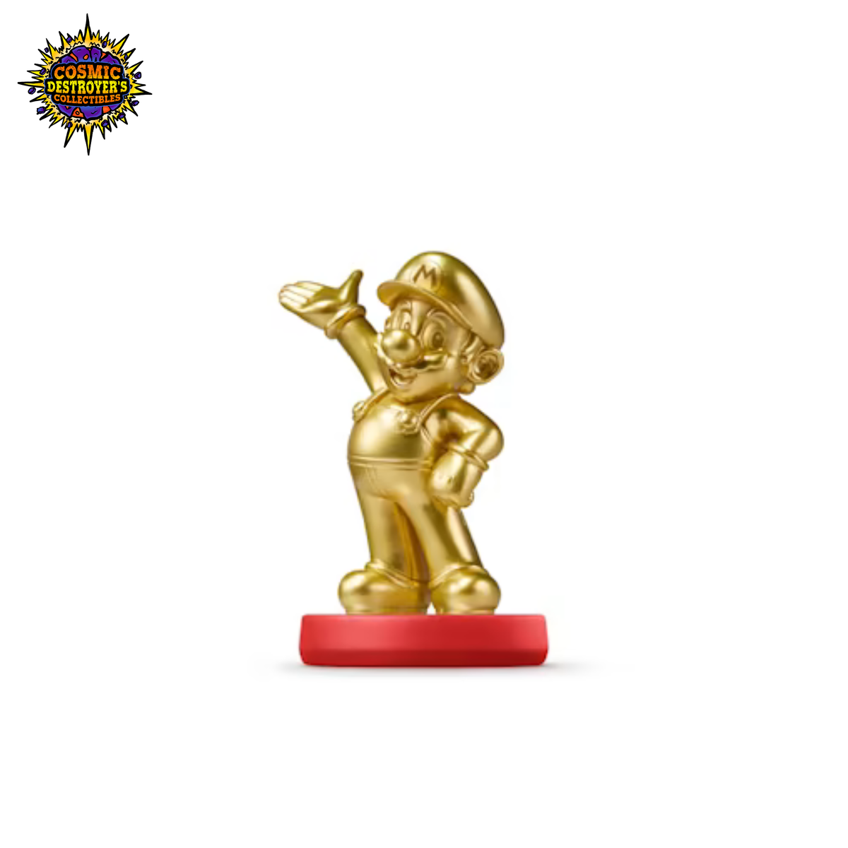 Amiibo - Mario (Gold) - Mario Party 10 Series - Walmart Exclusive *Creased Cardstock*