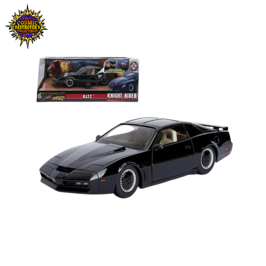 Jada - Hollywood Rides - Knight Rider - K.I.T.T. - 1982 Pontiac Firebird - 1:24 Scale Die-cast Car