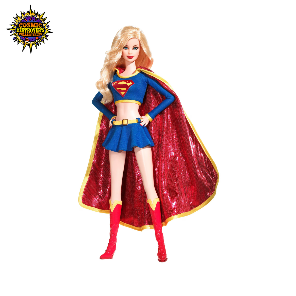 Barbie - DC Supergirl Barbie Doll - Silver Label - 2008 *SEE PHOTOS*