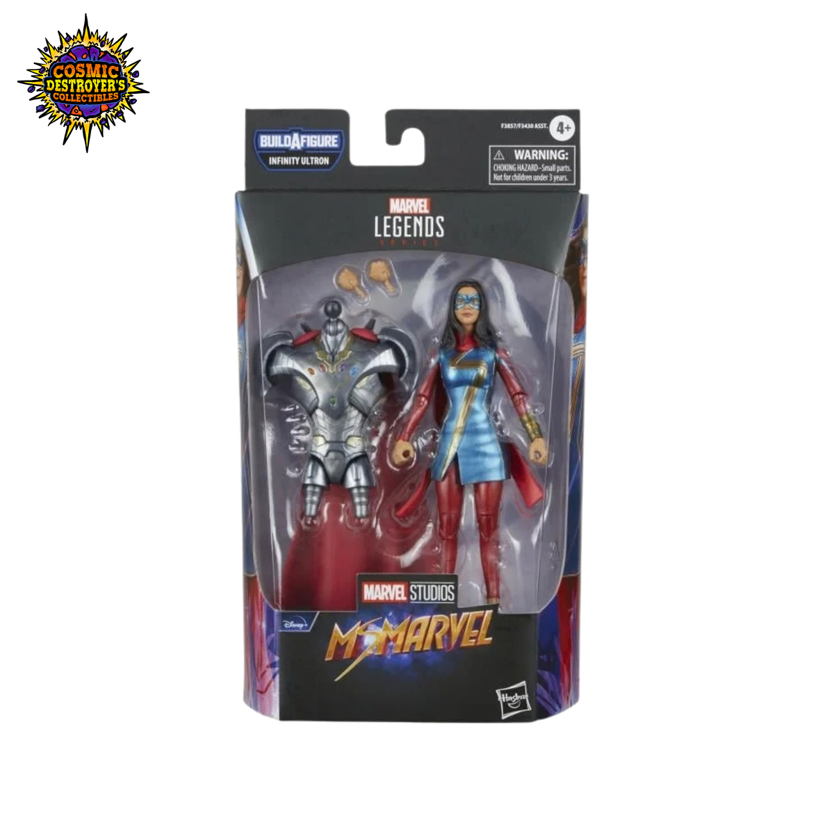 Marvel Legends - Marvel Studios Ms. Marvel - Ms. Marvel (Kamala Khan) - Infinity Ultron BAF - 2022