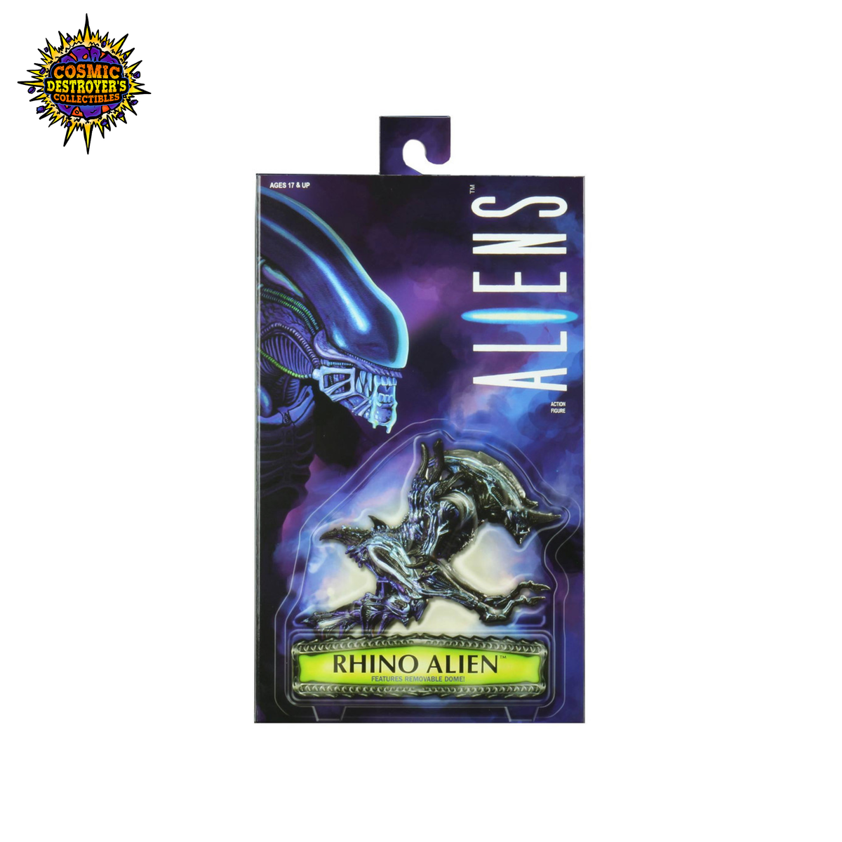 NECA - Aliens - Rhino Alien (Blue/Silver) - Ultimate Action Figure