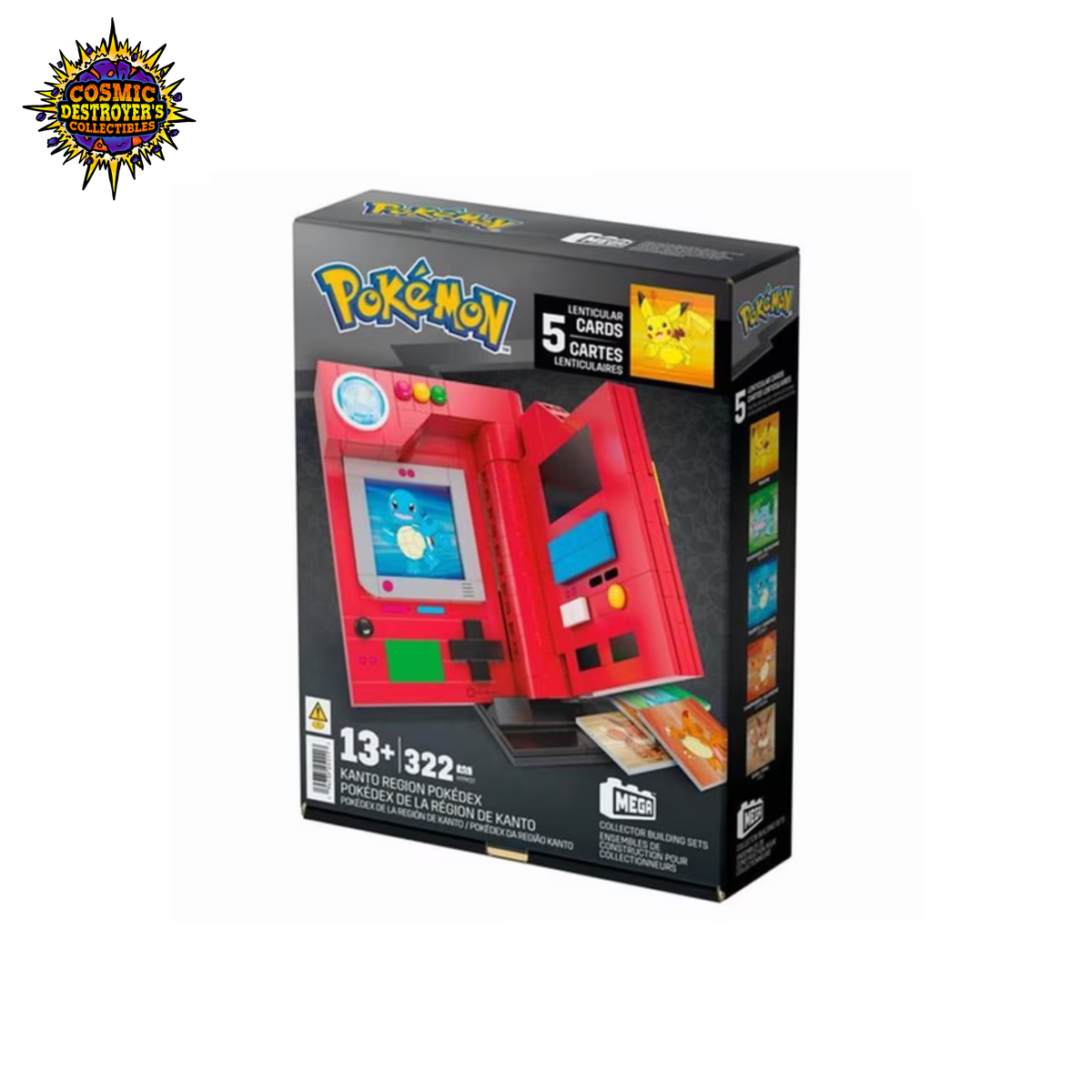 Mega Construx - Pokemon - Kanto Region Pokedex - 2024 (RIPPED BOX SEE PHOTOS)