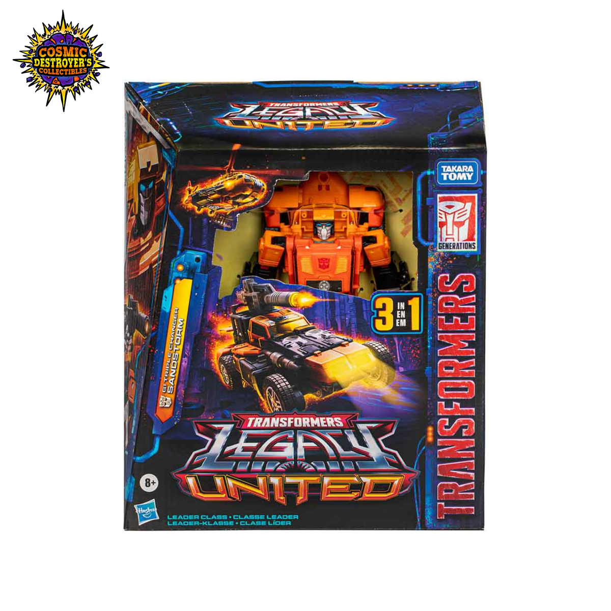 Transformers: Legacy United - Sandstorm (G1 Triple Changer) - Leader Class - 2024