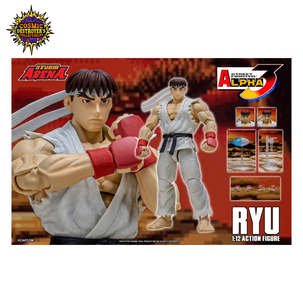 Storm Collectibles: Storm Arena - Street Fighter Alpha 3 - Ryu - 1:12 Scale - 2026