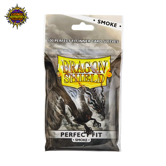 Dragon Shield - Perfect Fit Sleeves - Smoke (100-Pack) - Dragon Shield Card Sleeves