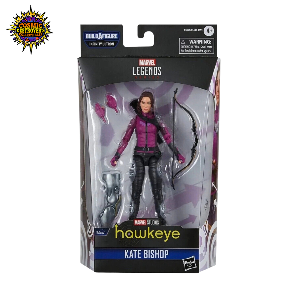 Marvel Legends - Marvel Studios Hawkeye - Kate Bishop - Infinity Ultron BAF - 2022 *RIPPED / DENTED BOX*