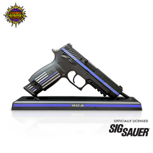 Miniature SIG SAUER M17 Die Cast Model Kit - (SIG SAUER M17 Model Thin Blue Line)