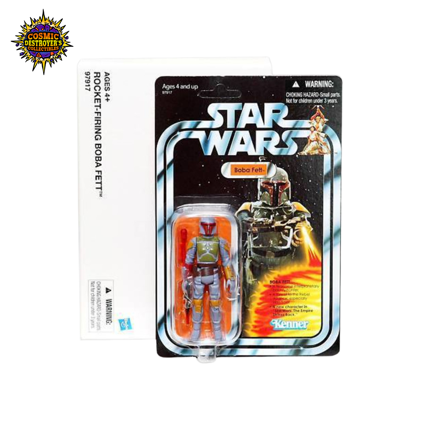 Star Wars - Vintage Collection Rocket-Firing Boba Fett (97917) - 2010 UNPUNCHED w/ Shipper