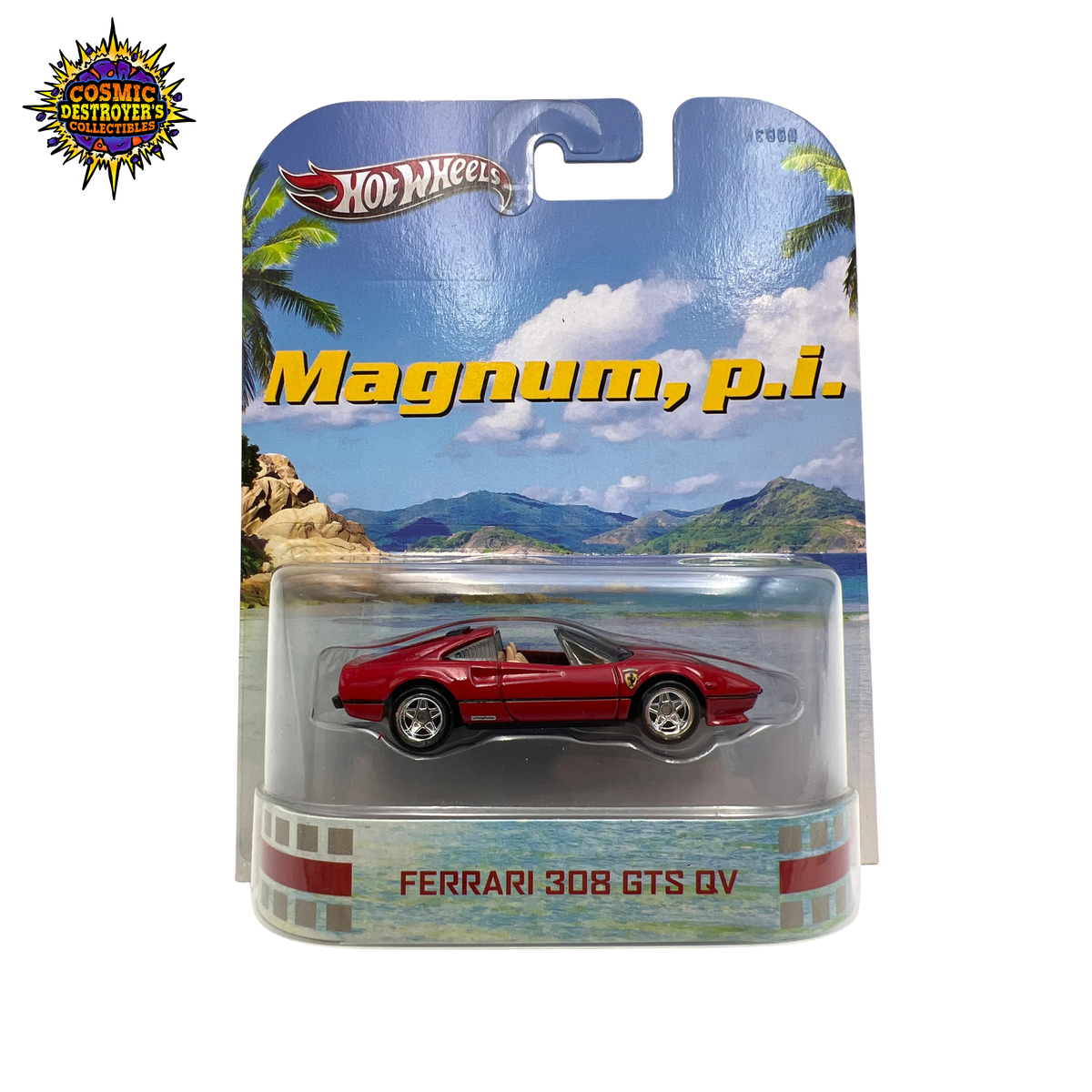Hot Wheels - Retro Entertainment - Magnum P.I. - Ferrari 308 GTS QV (2012) *SEE PHOTOS*
